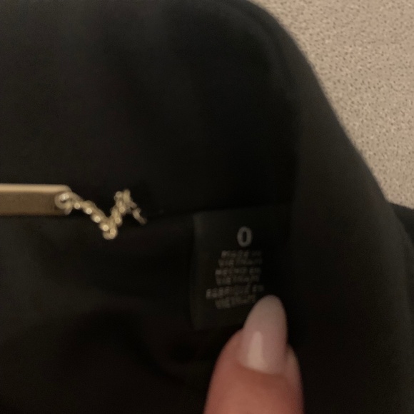 Chico’s Black/Tan/Ivory Lined Short Jacket sz0 - Picture 6 of 7